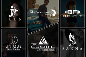do modern and unique minimalist logo design in 24 hrs