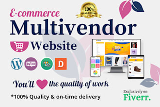 build wcfm dokan ecommerce woocommerce multivendor online store