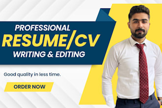 create professional cv , resume writing , resume maker