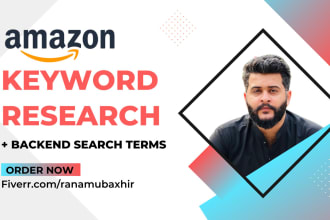do amazon keyword research for PPC and organic sales