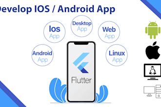 design and develop developer flutter applications