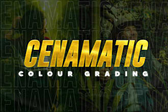 give your photo professional cenamatic colour grading look