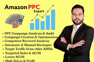 setup, manage and optimize amazon ppc campaign sponsored ads