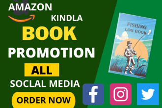 promote and marketing your kindle book on my amazon book  advertising network