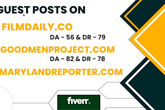 do guest post on marylandreporter or filmdaily