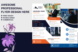 design the best corporate business flyer