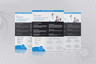design a corporate business flyer, poster, PDF, and marketing materials