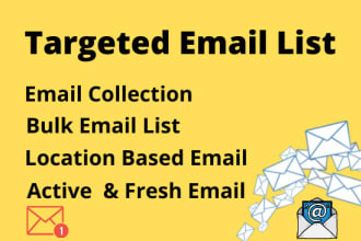 collect a niche targeted email list