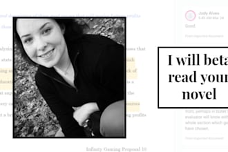 beta read your upcoming novel