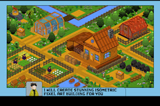 create professional isometric pixel art for game assets