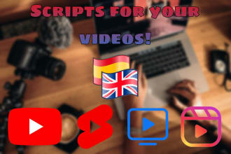 write engaging scripts for youtube, shorts, reels and tiktok