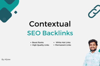 build SEO backlinks with quality contextual link building