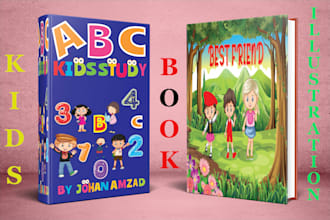 children book cover and children book illustrations