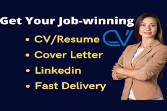 write CV resume cover letter revamp linkedin profile