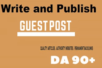 publish a guest post on da 90 dofollow backlinks