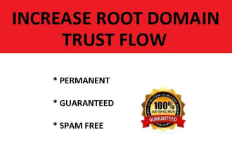 increase majestic root domain trustflow 20 plus