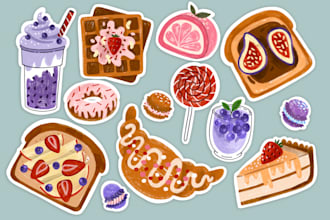 sticker pack, stickers for a planner, customized sticker