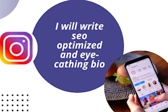 create SEO optimized and high performing instagram bio