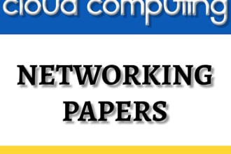 write cybersecurity and networking papers