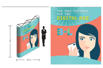 design your graphic or 3d design exhibition booth, etc