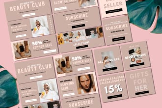 design all type of website banners, shopify banners, thumbnail banners