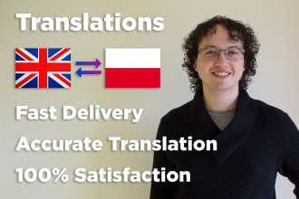 translate english to polish or polish to english flawlessly