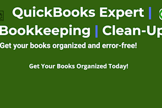 set up clean up and manage quickbooks bookkeeping for your business