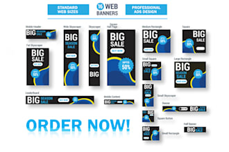 design professional web banner ads in 4 hours