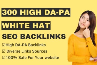 do 300 pr6 to pr9, dofollow high da seo backlinks for google top rank