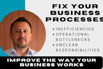 be your business consultant, coach for improvement
