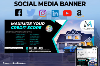 design facebook cover or social media banners