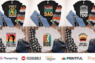 do top selling merch by amazon redbubble etsy t shirts designs