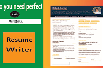 do professional resume writing for you