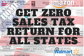 do sales tax filing for all US states