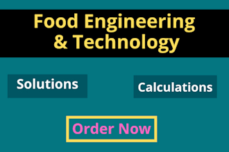 make food engineering solutions, assignments and case studies