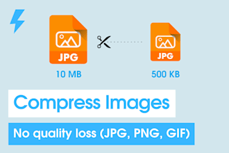 compress, resize and optimize images for the web