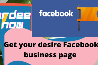 set up facebook business page and shop