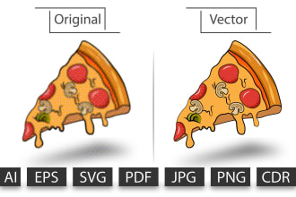 redraw vector of any design, logo, image