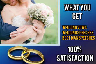 write your custom wedding vows and speeches