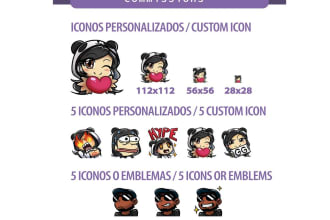 do custom emotes, sub badges or icons for your channel or your server