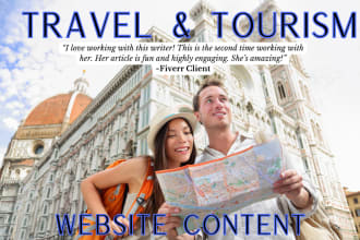 write SEO content for your travel tourism website or blog