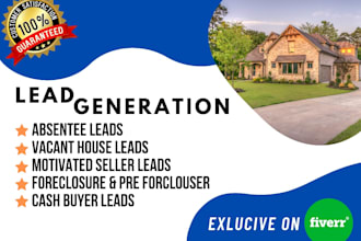 generate quality absentee, vacant, and buyer leads