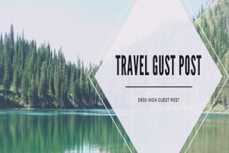 travel blog or guest post on authority sites and blogs