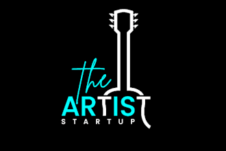 do modern minimalist and text based unique logo