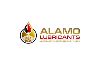 create a capturing logo for alamo lubricants