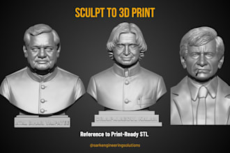 sculpt custom 3d printable figurines and miniatures