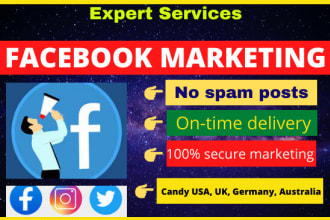 promotion your business and product USA, uk facebook marketing