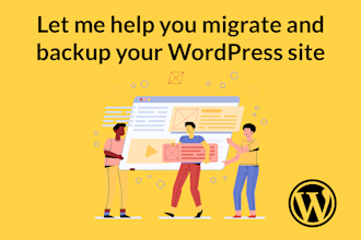 backup and migrate your wordpress website