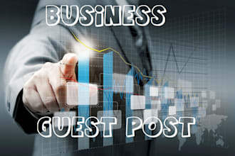 write guest post and give backlinks on my business blog