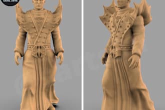 sculpt stunning 3d stylized characters for printing